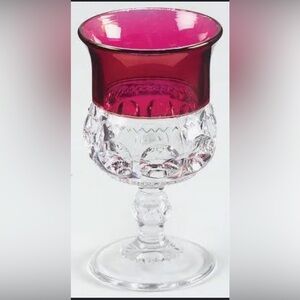 8 king’s Crown wine glasses